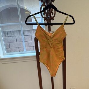 Zara Orange bodysuit